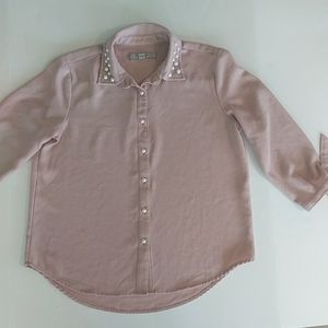 Andrew Marc pearl top